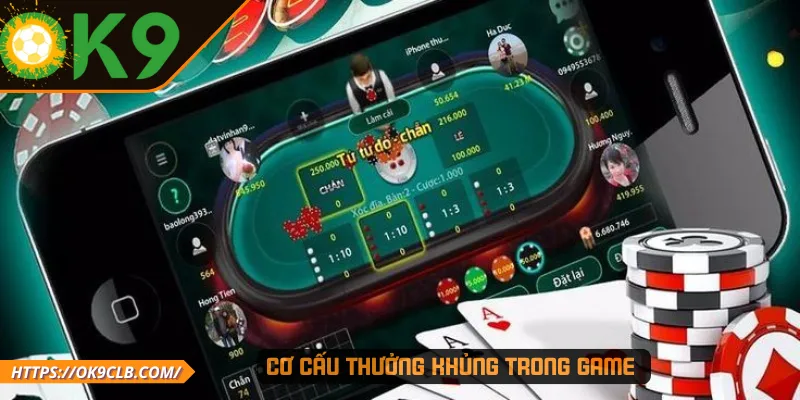 Cơ cấu thưởng khủng trong game
